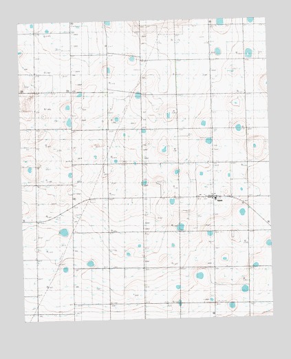 Spade, TX USGS Topographic Map