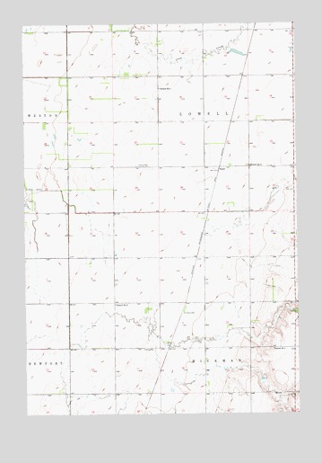 Spain, SD USGS Topographic Map
