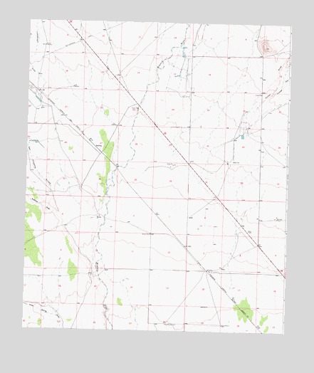 Spalding, NM USGS Topographic Map