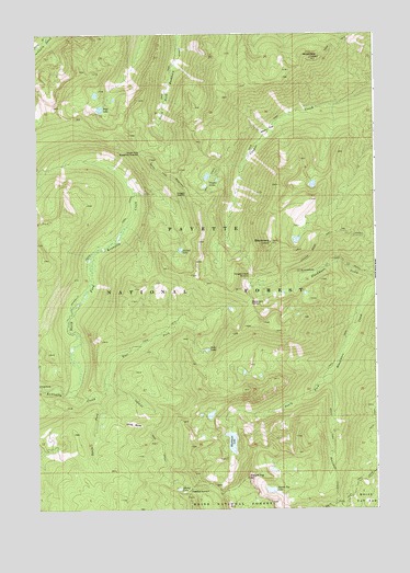 Blackmare, ID USGS Topographic Map