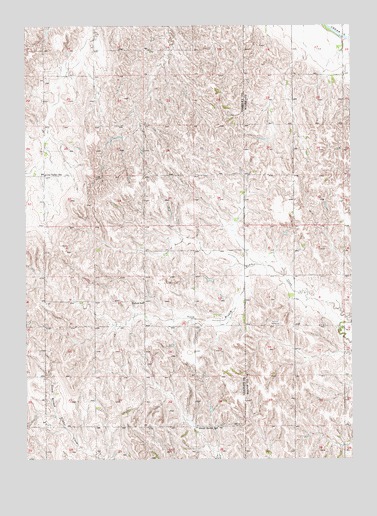 Spalding SE, NE USGS Topographic Map