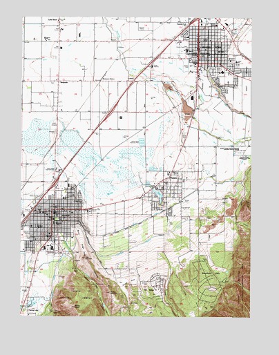 Spanish Fork, UT USGS Topographic Map