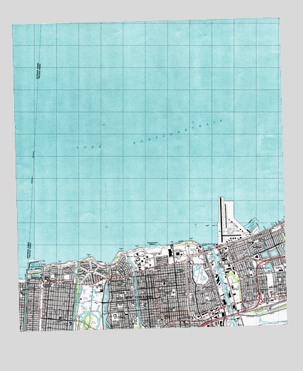 Spanish Fort, LA USGS Topographic Map