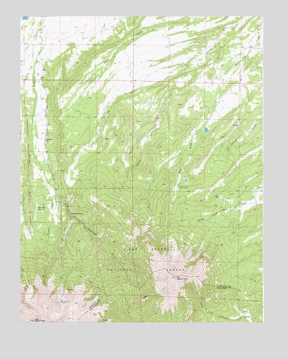 Spanish Peaks, CO USGS Topographic Map