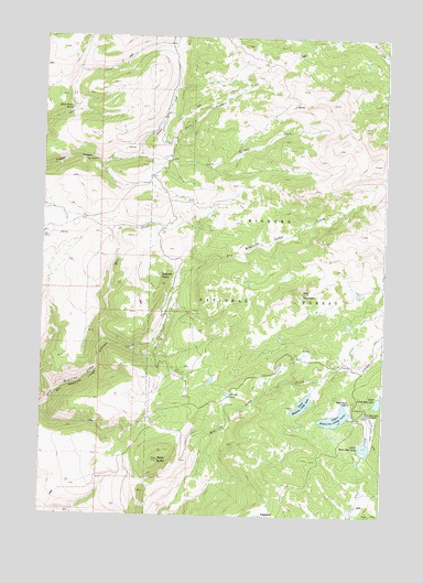 Spanish Point, WY USGS Topographic Map