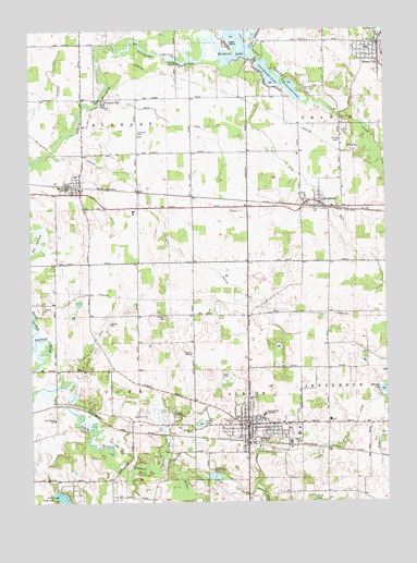 Albion, IN USGS Topographic Map