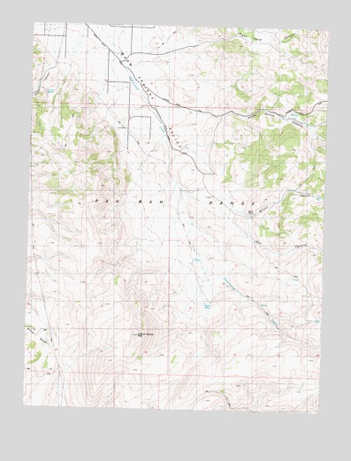 Spanish Springs Peak, NV USGS Topographic Map