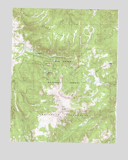 Spar City, CO USGS Topographic Map