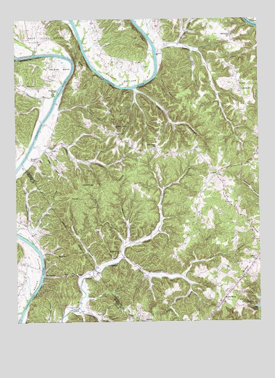 Blacks Ferry, KY USGS Topographic Map