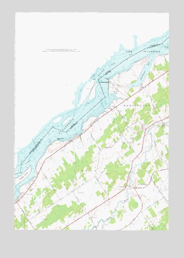 Sparrowhawk Point, NY USGS Topographic Map