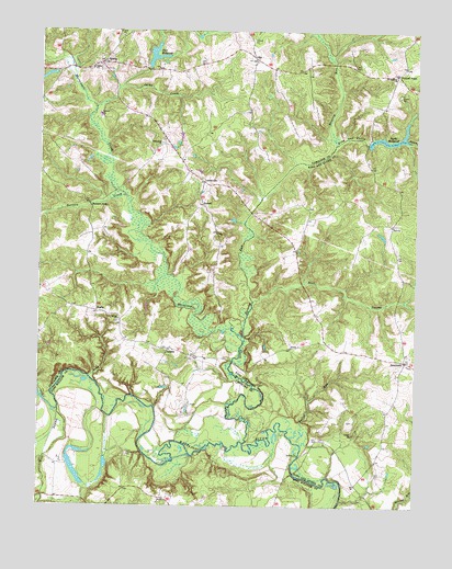 Sparta, VA USGS Topographic Map