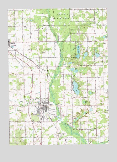 Sparta, MI USGS Topographic Map