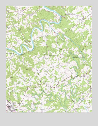 Sparta East, NC USGS Topographic Map