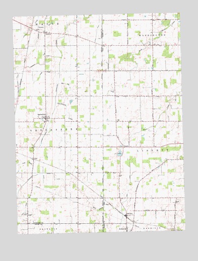 Spartanburg, IN USGS Topographic Map