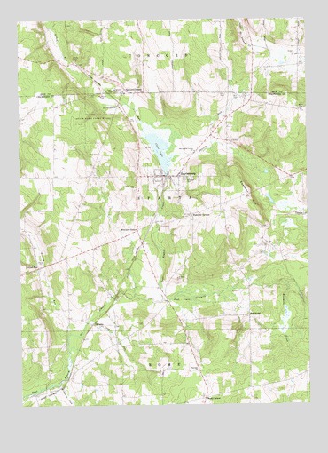 Spartansburg, PA USGS Topographic Map