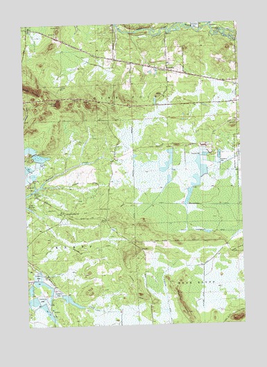 Spaulding, WI USGS Topographic Map