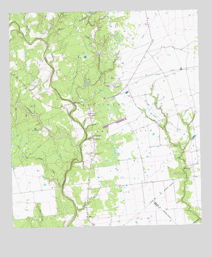 Speaks, TX USGS Topographic Map