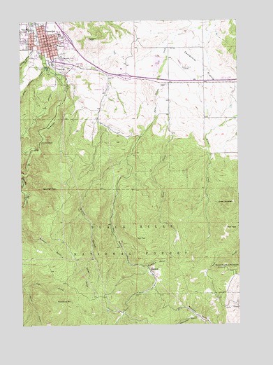 Spearfish, SD USGS Topographic Map