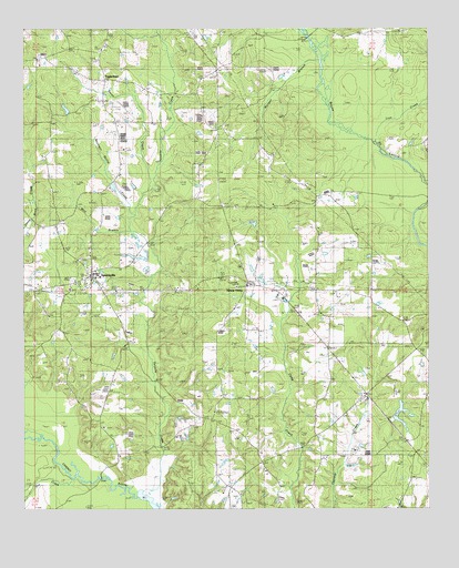 Spearsville, LA USGS Topographic Map