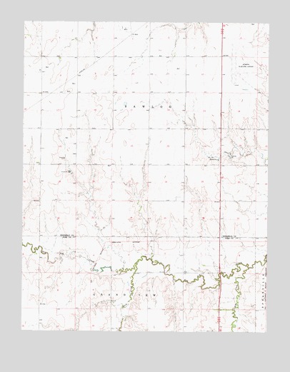 Spearville NW, KS USGS Topographic Map
