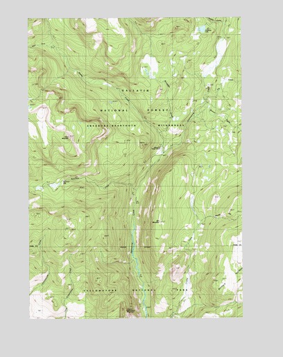 Specimen Creek, MT USGS Topographic Map