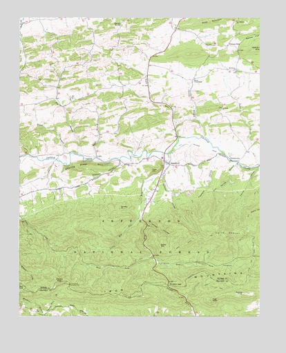Speedwell, VA USGS Topographic Map