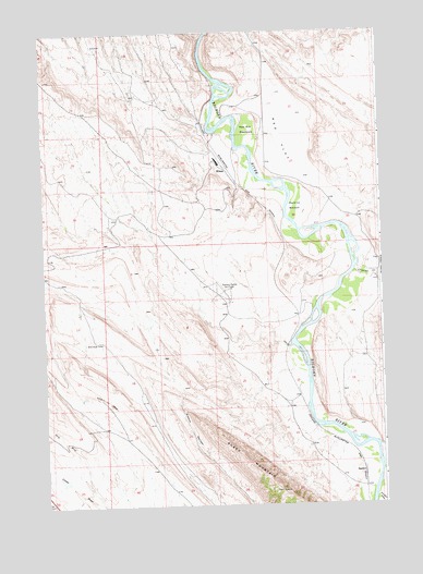 Spence, WY USGS Topographic Map