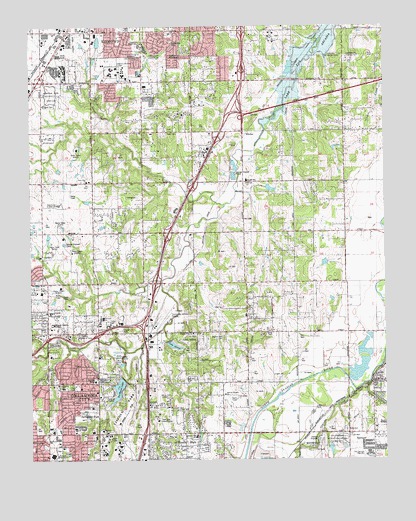 Spencer, OK USGS Topographic Map