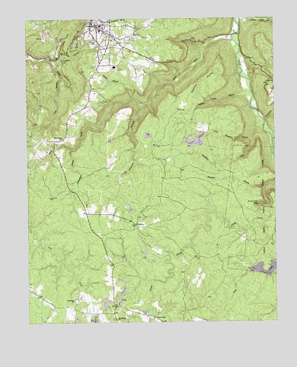 Spencer, TN USGS Topographic Map