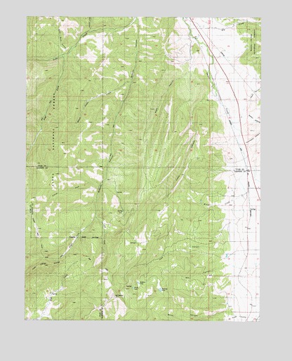 Spencer Canyon, UT USGS Topographic Map
