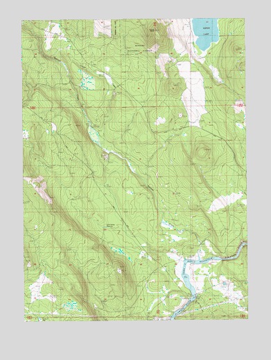 Spencer Creek, OR USGS Topographic Map
