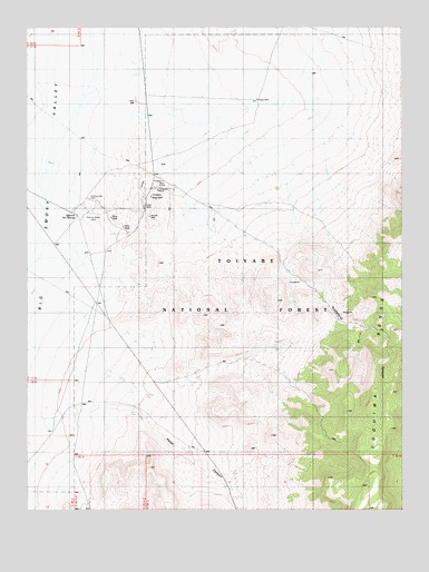 Spencer Hot Springs, NV USGS Topographic Map
