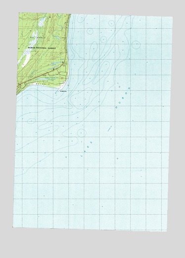 Spencer Lake, MI USGS Topographic Map