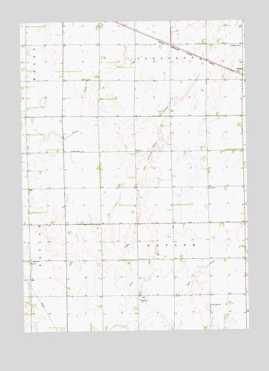 Spencer SW, SD USGS Topographic Map