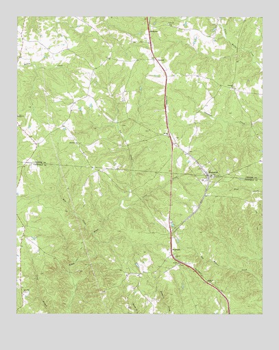 Blackstock, SC USGS Topographic Map