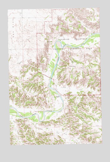 Sperati Point, ND USGS Topographic Map