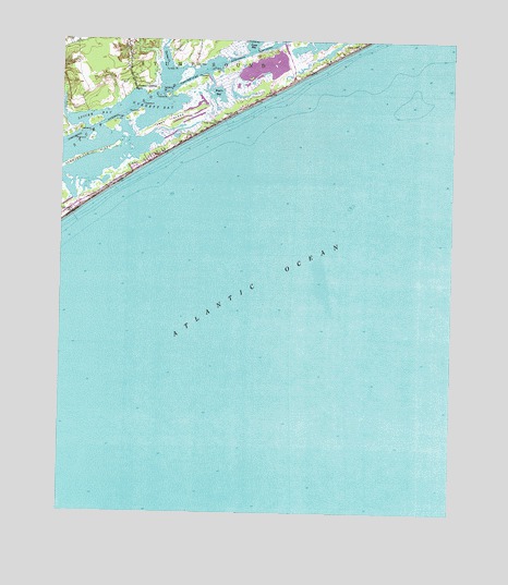 Spicer Bay, NC USGS Topographic Map