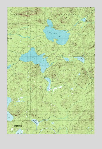 Spider Lake, ME USGS Topographic Map