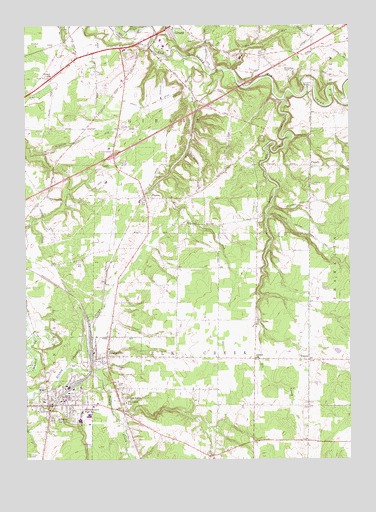 Albion, PA USGS Topographic Map