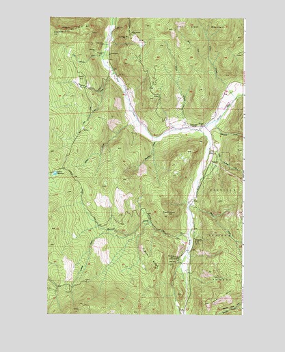 Spirit, WA USGS Topographic Map