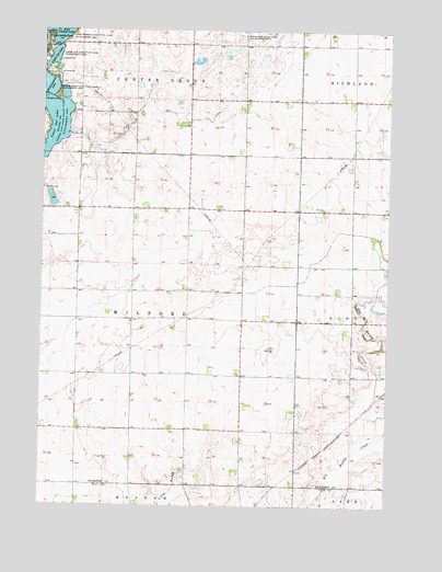 Spirit Lake SE, IA USGS Topographic Map