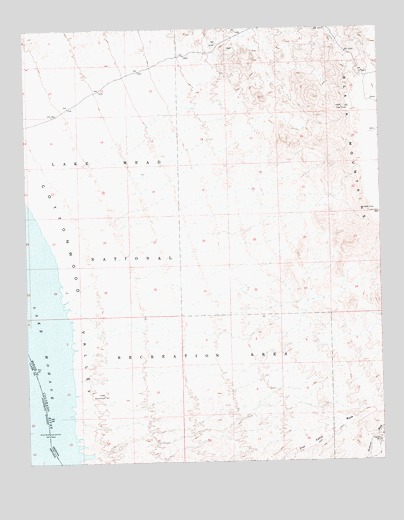 Spirit Mountain NE, AZ USGS Topographic Map
