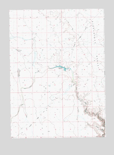 Blackstone Reservoir, ID USGS Topographic Map