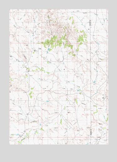 Split Hill, WY USGS Topographic Map