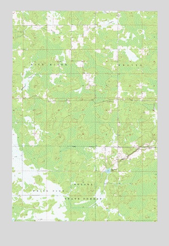 Split Rock Lake, MN USGS Topographic Map