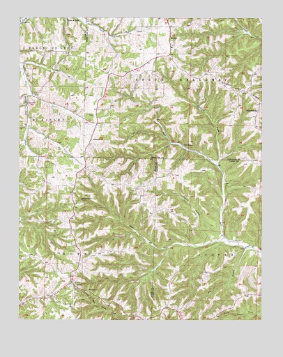 Spokane, MO USGS Topographic Map