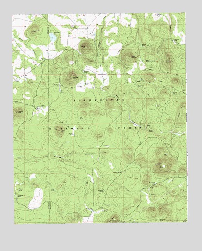 Sponseller Mountain, AZ USGS Topographic Map