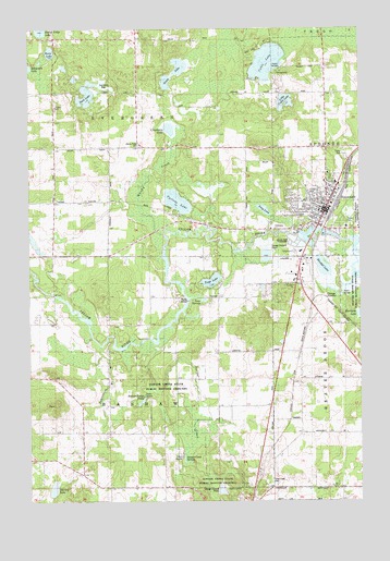 Spooner, WI USGS Topographic Map