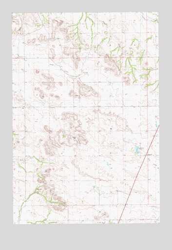 Sportsman Pond, MT USGS Topographic Map