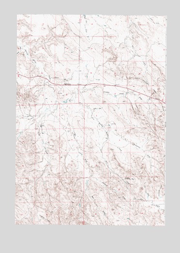 Spotted Horse, WY USGS Topographic Map